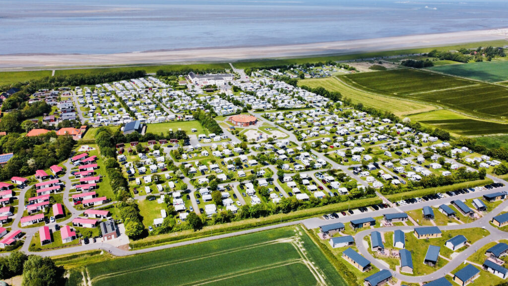 Luftaufnahme Campingplatz